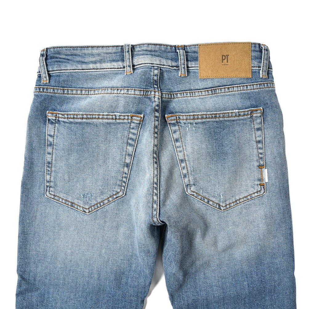 2023SS PT TORINO DENIM "SWING"(SUPERSLIM FIT) ストレッチデニム クラッシュジーンズ｜GUARDAROBA MILANO OFFICIAL STORE