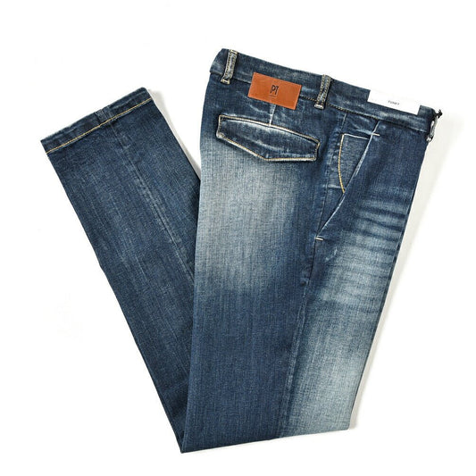 PT TORINO DENIM Indigo Special "FUNKY" ストレッチデニム テーパードジーンズ｜GUARDAROBA MILANO OFFICIAL STORE