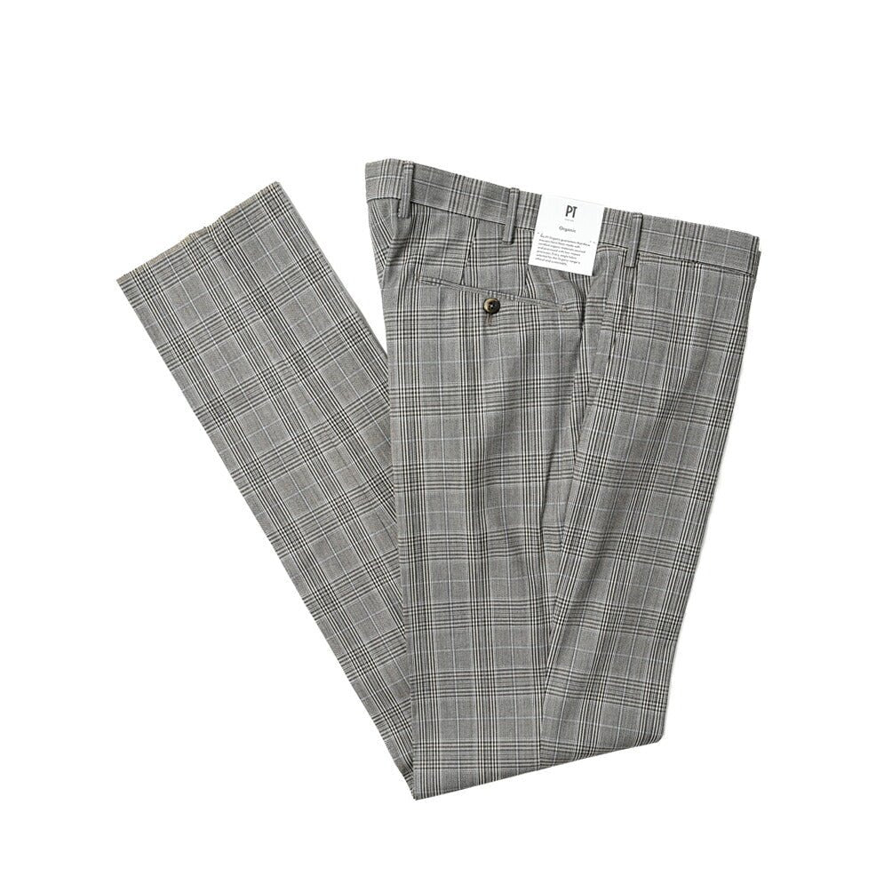 PT TORINO ORGANIC "SUPERSLIM FIT" ウールコットン ノータックスラックス｜GUARDAROBA MILANO OFFICIAL STORE