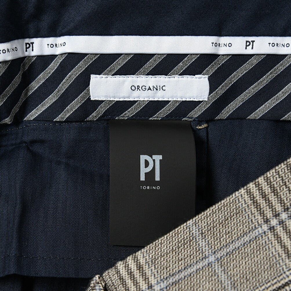 PT TORINO ORGANIC "SUPERSLIM FIT" ウールコットン ノータックスラックス｜GUARDAROBA MILANO OFFICIAL STORE