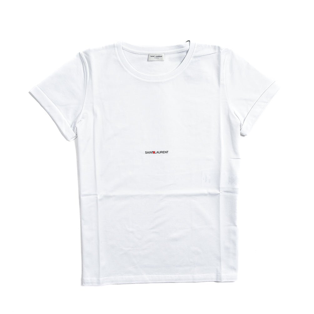 【新品・未使用】Saint Laurent メンズコットンTシャツ 白XLサイズメンズ