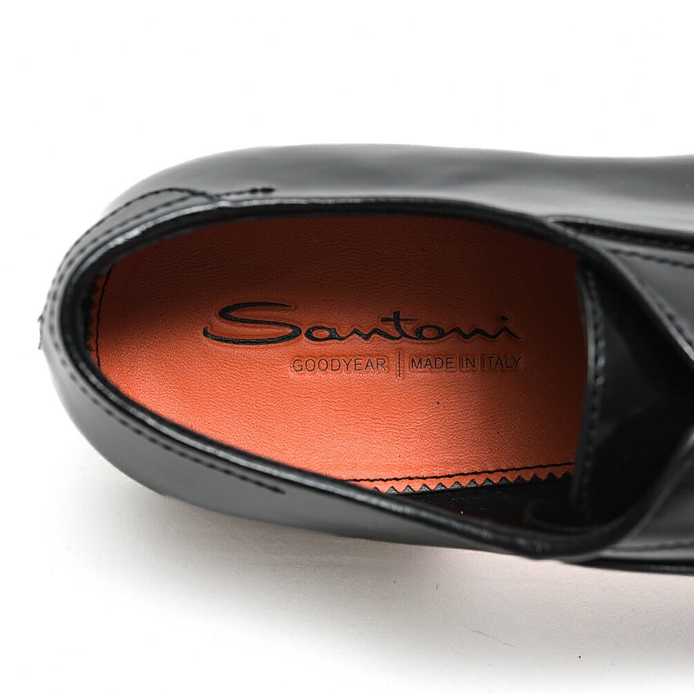 SANTONI "MCC017977" アンティークドレザーダービーシューズ｜GUARDAROBA MILANO OFFICIAL STORE