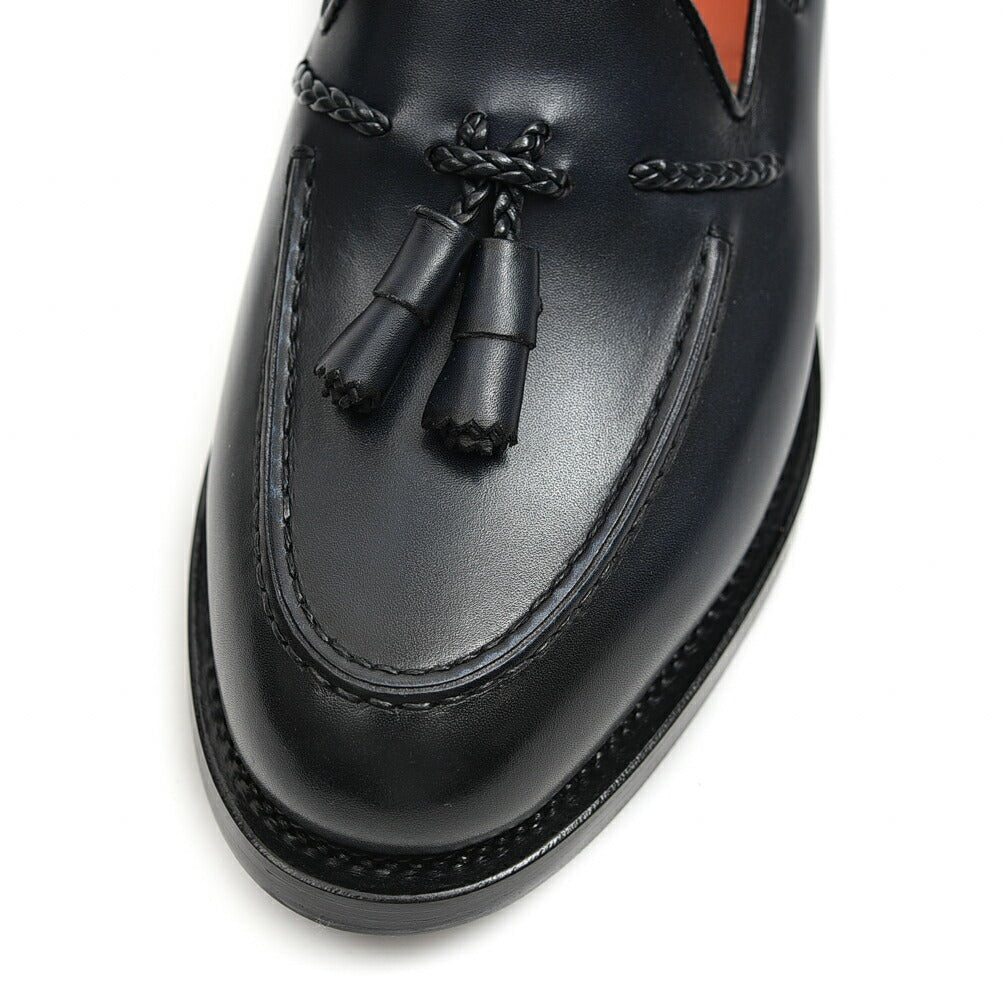 SANTONI アンティークドタッセルローファー 