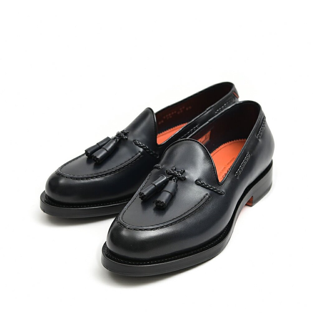 SANTONI アンティークドタッセルローファー 